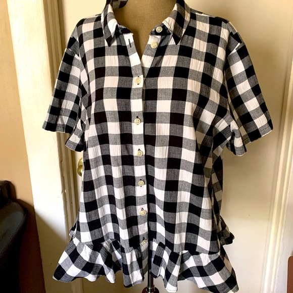 Madewell Tops - Madewell Peplum Blouse